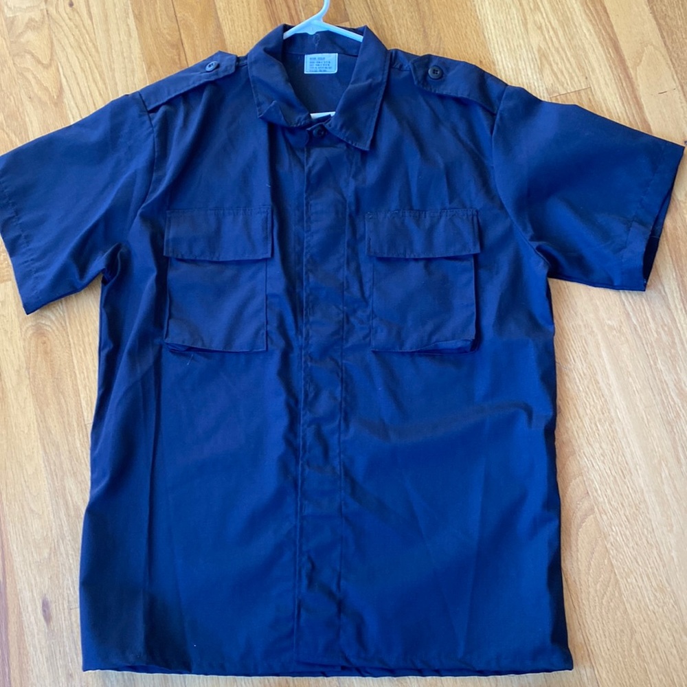 Vintage Camo Distributors tactical shirt navy BDU